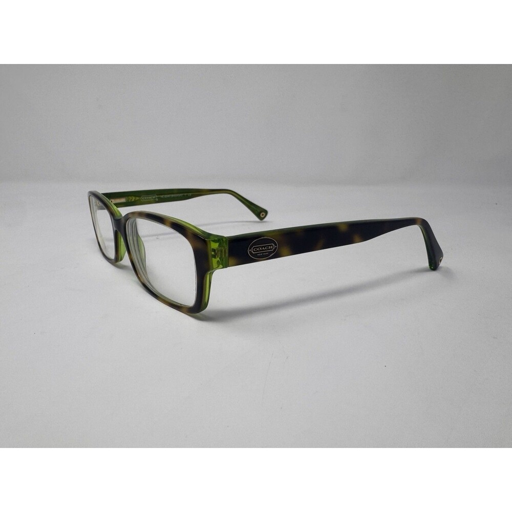 Coach HC 6040 Brooklyn 5117 Tortoise Green 52 16 135 Eyeglass Frames - Picture 3 of 13